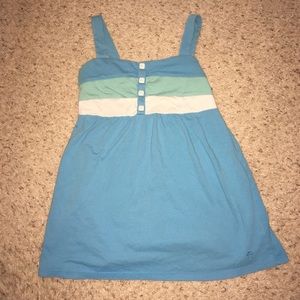 Limited Too Blue Tank w Button detail